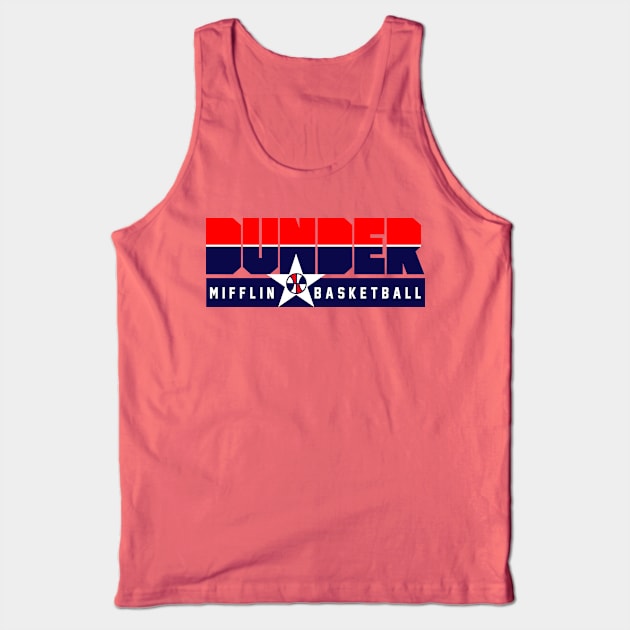 Dunder Mifflin Basketball Tank Top by zerobriant